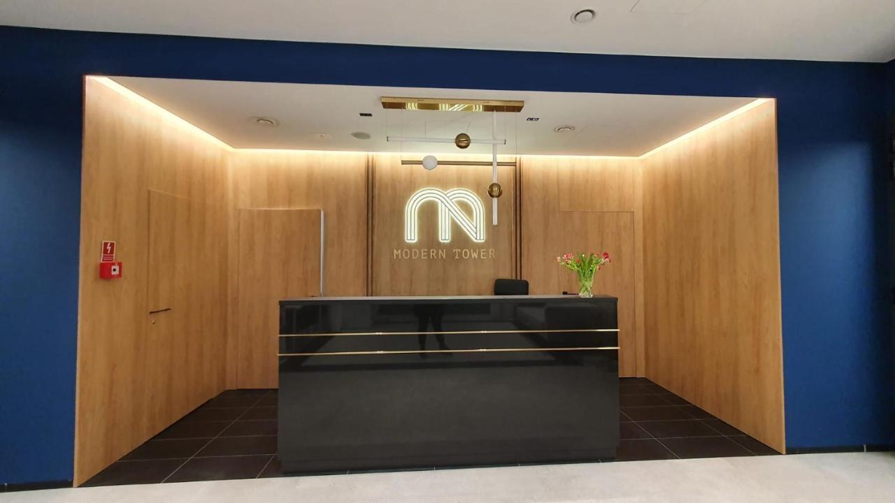 Apartament Bursztynowy Modern Tower Gdynia Exterior foto